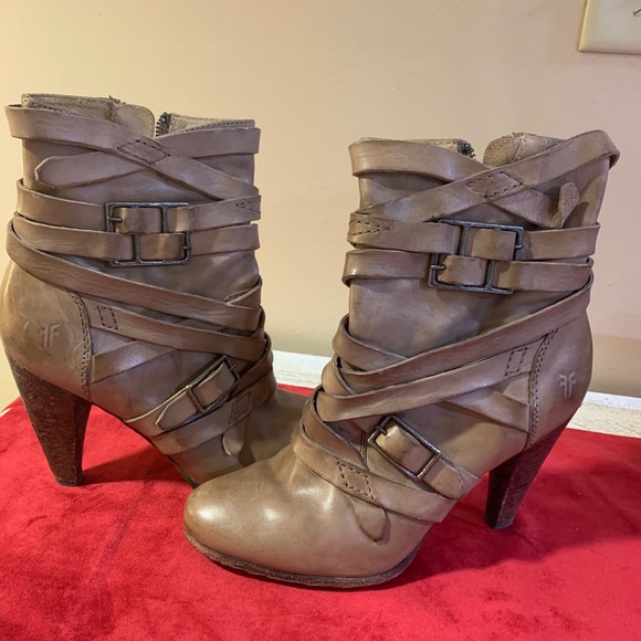 Frye Mikaela Strappy Ankle Boots - Picture 4 of 14
